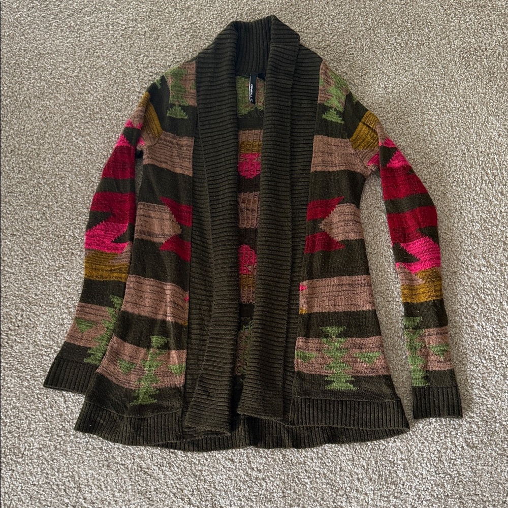 O'Neill Multicolor Open Front Cardigan